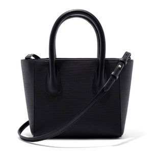 Dagne Dover black leather Petite Tote